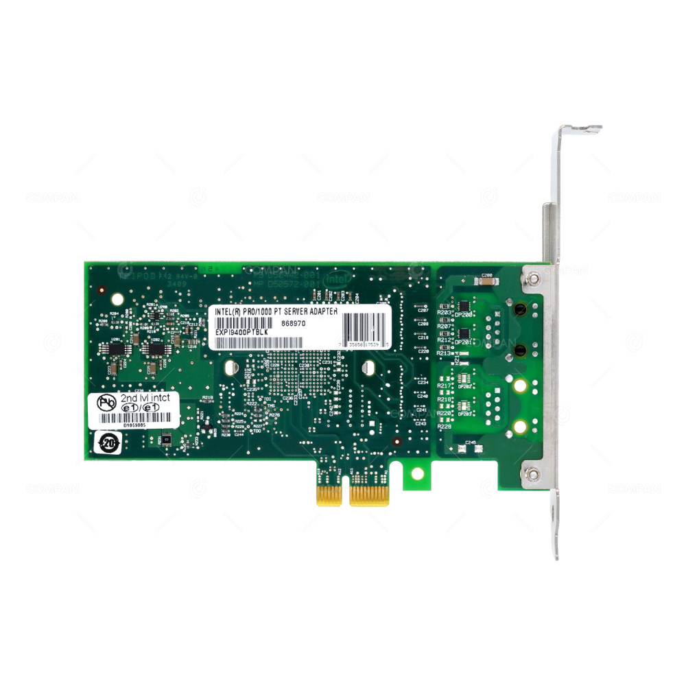 D50861-003 INTEL PRO/1000 SINGLE PORT 1GB RJ-45 SERVER ADAPTER PCI-E